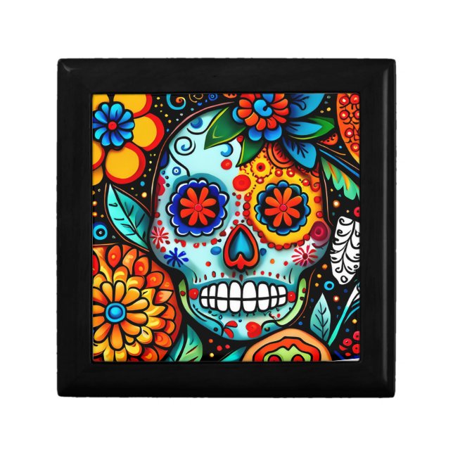 Sugar Skull Gift Box (Front)