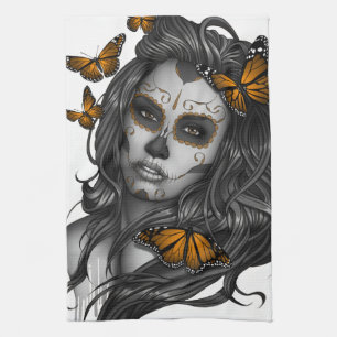 Sugar Skull Girl Towel