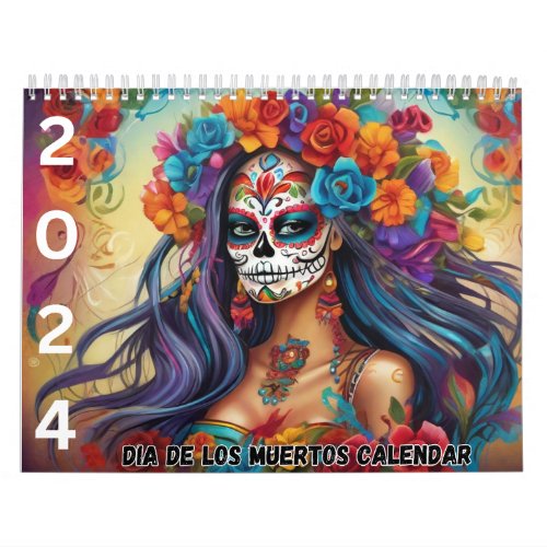 Sugar Skull Girls 2024 Dia De Los Muertos Calendar