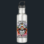 Sugar Skull Girls Are Just Born With The Beach T-S Stainless Steel Water Bottle<br><div class="desc">Sugar Skull Some Girls Are Just Born With The Beach In The Soul Shirt Beach Lover Ideas</div>