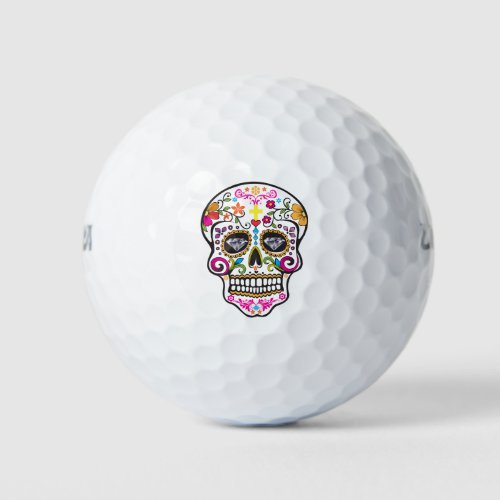 Sugar Skull Golf Balls