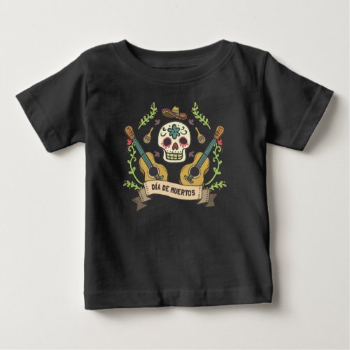 Sugar Skull  Guitars Dia de Muertos  Shirt