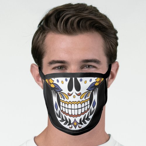 Sugar Skull Halloween Face Mask
