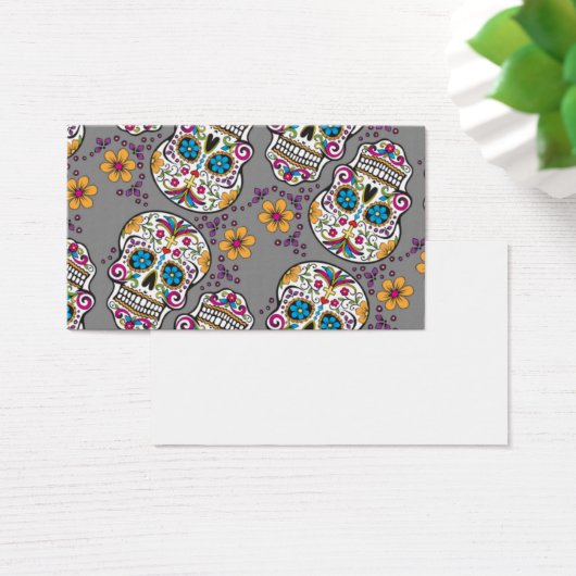 Sugar Skull Halloween Grey (Desk)
