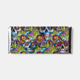 Sugar Skull Hershey Bar Favors