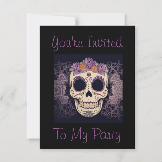 Sugar skull invitations | Zazzle.com