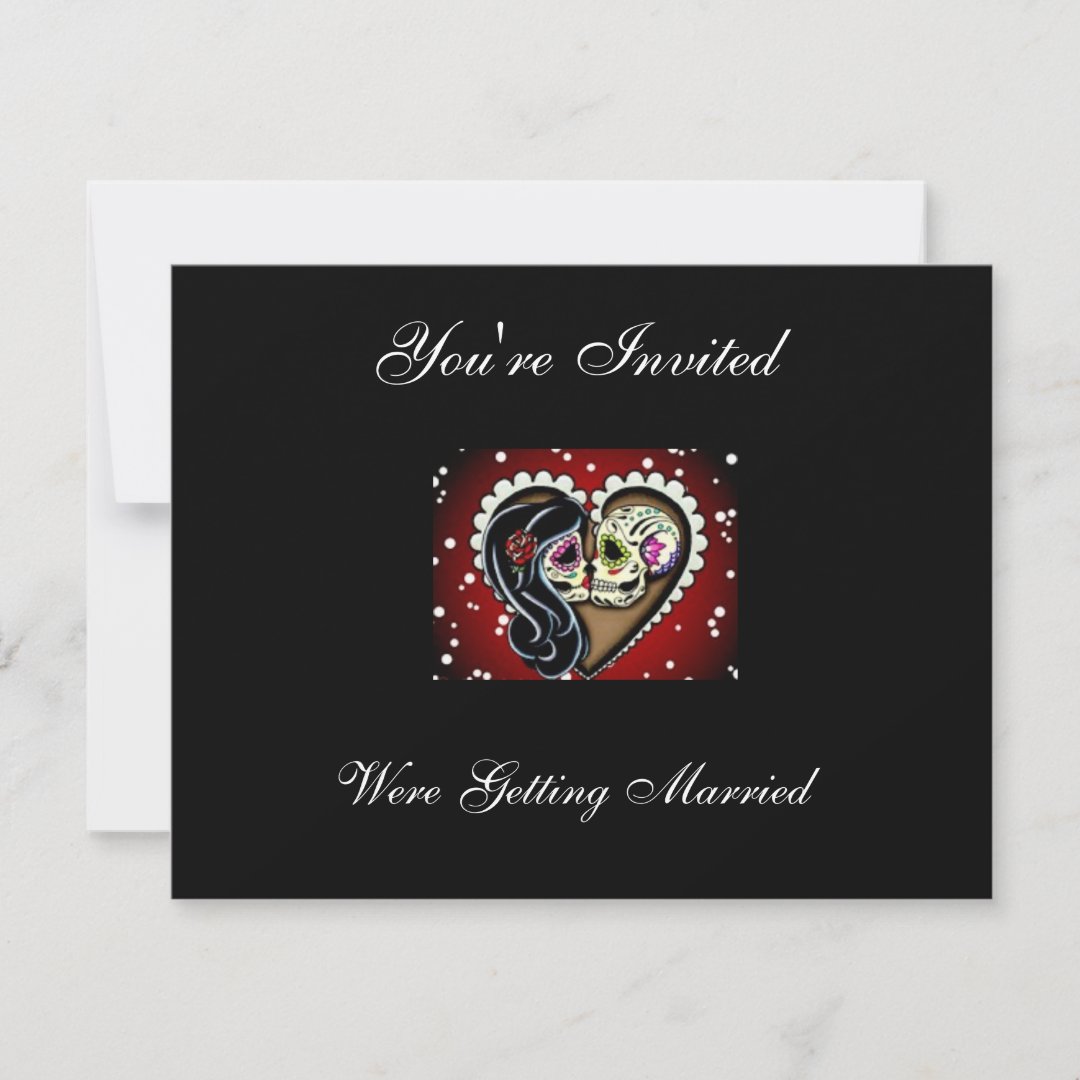 Sugar skull invitations | Zazzle