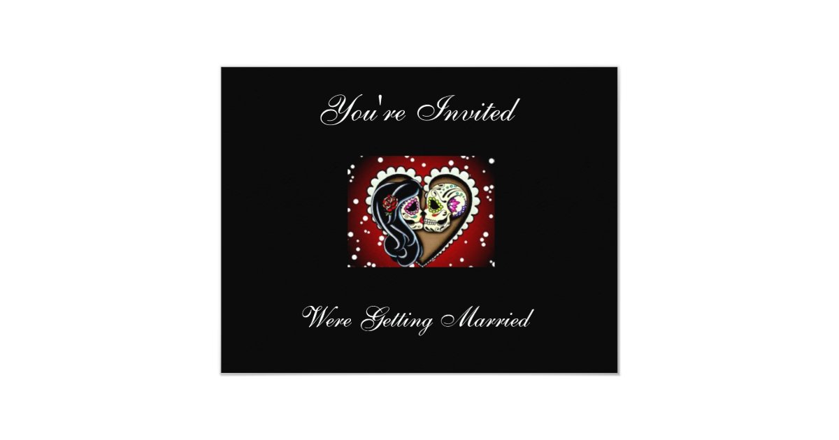 Sugar skull invitations | Zazzle.com