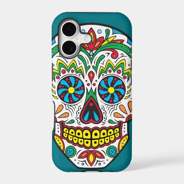 Sugar Skull Iphone Case (Back)