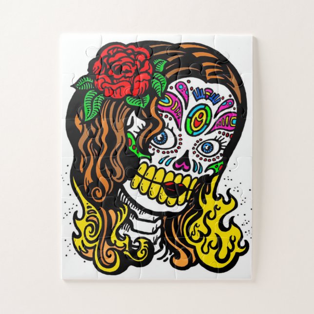 Sugar Skull Jigsaw Puzzle (Vertical)