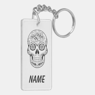 Sugar skull keychain CUSTOMIZED