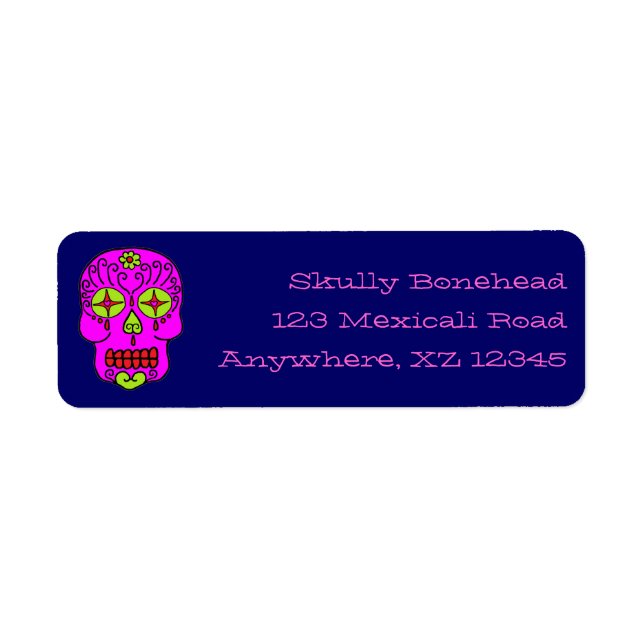 Sugar Skull Label (Front)