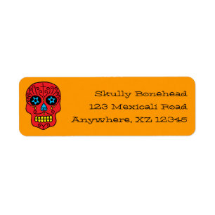 Sugar Skull Label