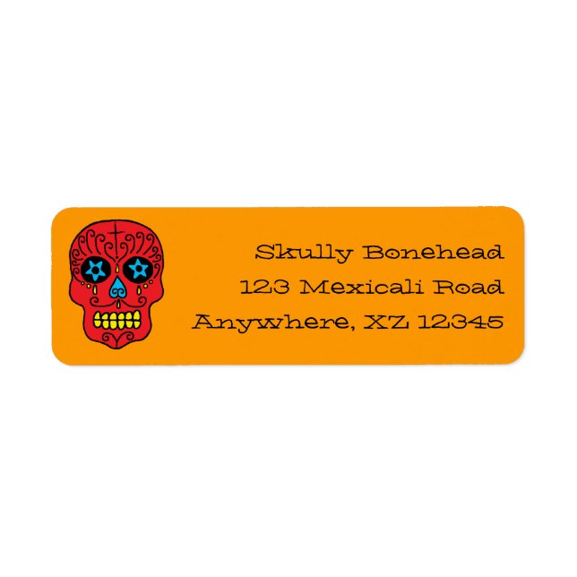 Sugar Skull Label (Front)