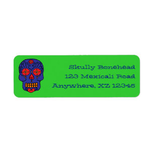 Sugar Skull Label