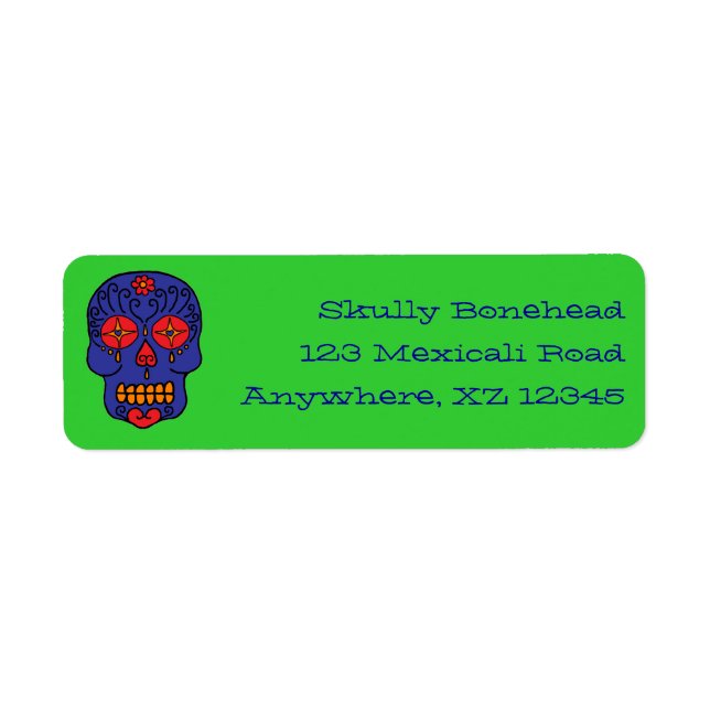 Sugar Skull Label (Front)