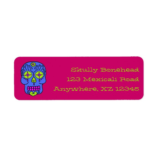 Sugar Skull Label (Front)