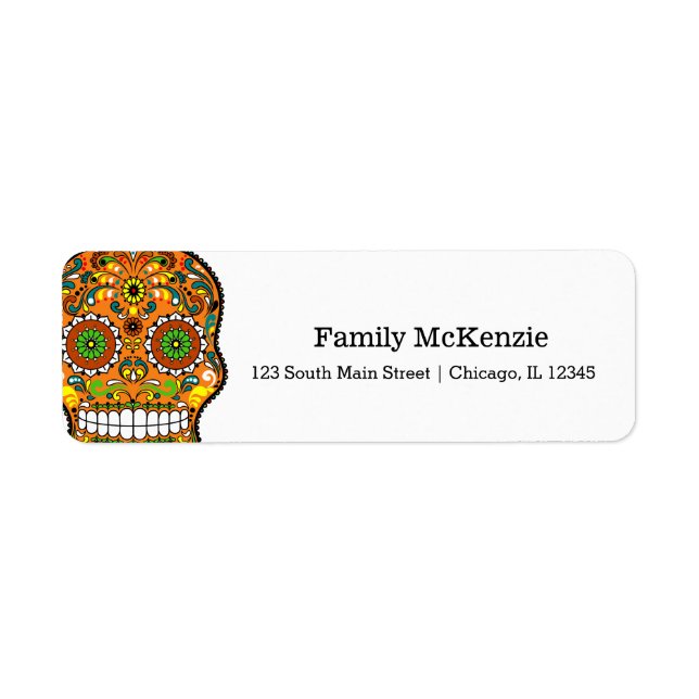 Sugar Skull Label (Front)