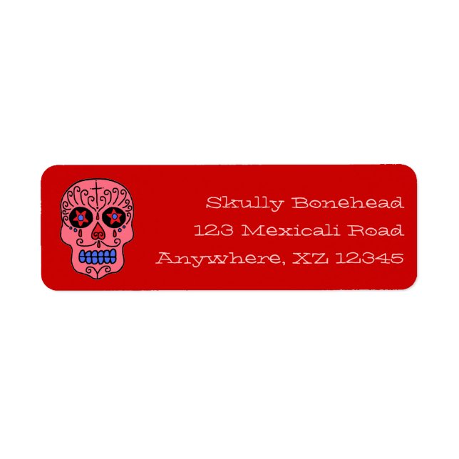 Sugar Skull Label (Front)