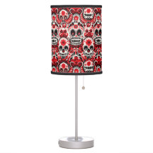 Sugar Skull Lamp Skeleton Lamp