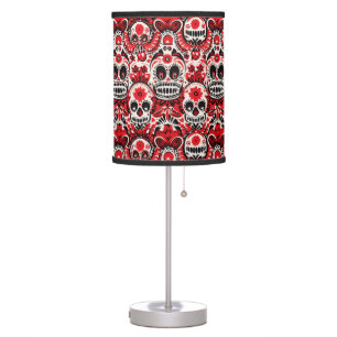 Sugar Skull Lamp Skeleton Lamp