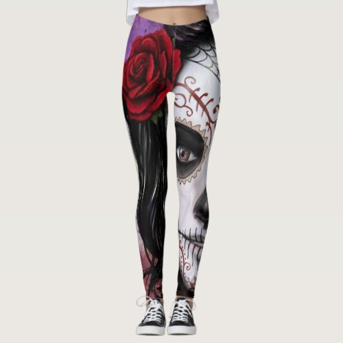 Sugar Skull Leggings