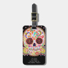 Sugar Skull Luggage Tag - Customize it!