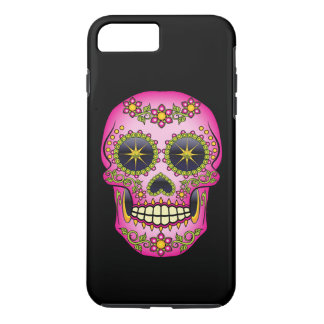 Sugar Skull Magenta Floral iPhone 8 Plus/7 Plus Case