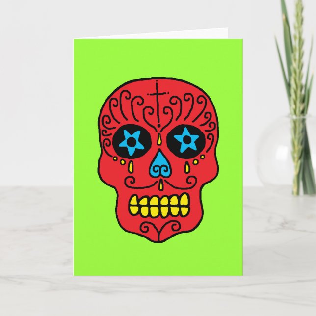 Sugar Skull Man Card (Front)