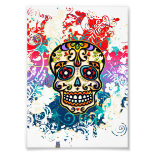 Sugar Skull, Mexico, Dias de los Muertos Photo Print