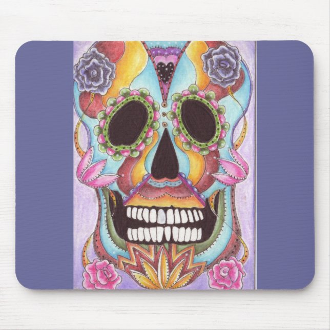Sugar Skull Mousepad (Front)