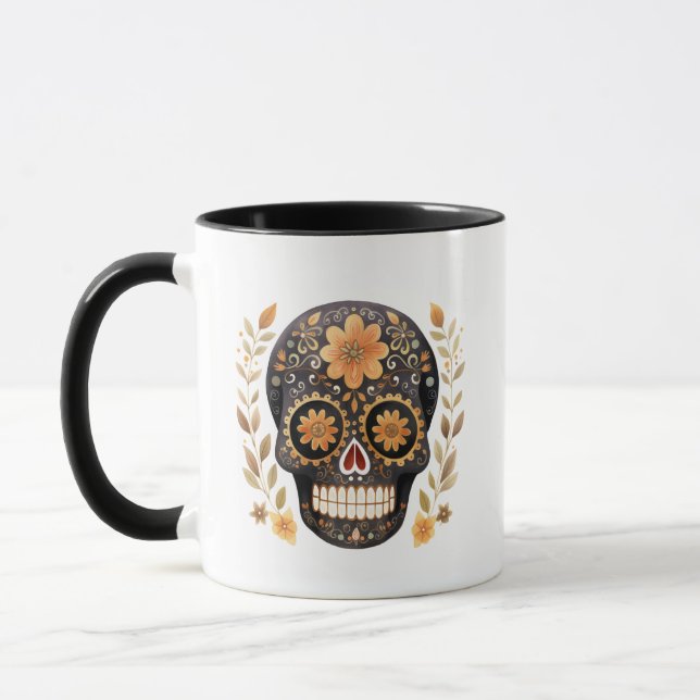 Sugar Skull Mugs (Left)