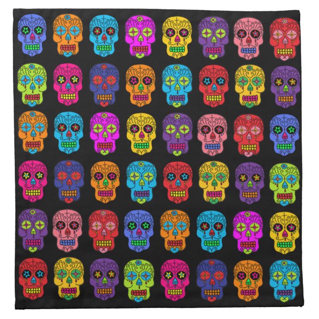 Sugar Skull Napkin (Front)