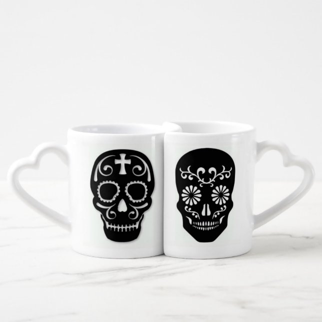 Sugar Skull Nesting Mugs (Front Nesting)
