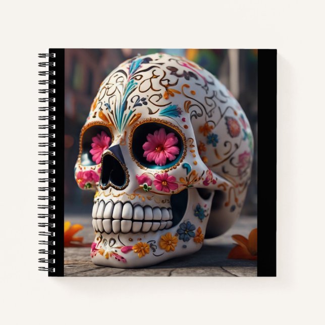 Sugar Skull  Notebook (Front)