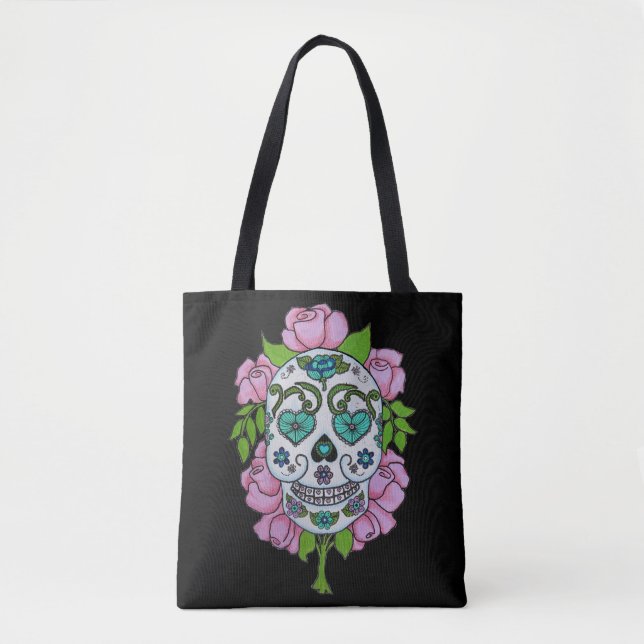Sugar Skull One Tote (Front)