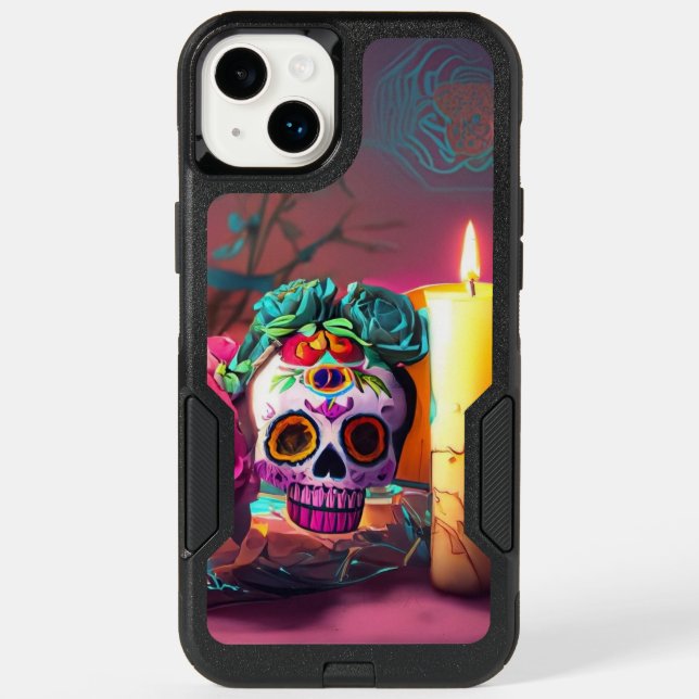 Sugar Skull  Otterbox iPhone Case (Back)