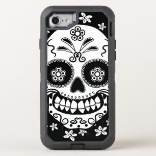 Sugar Skull OtterBox Defender iPhone SE/8/7 Case