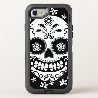 Sugar Skull OtterBox Defender iPhone SE/8/7 Case