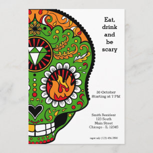 Sugar Skull party Invitation