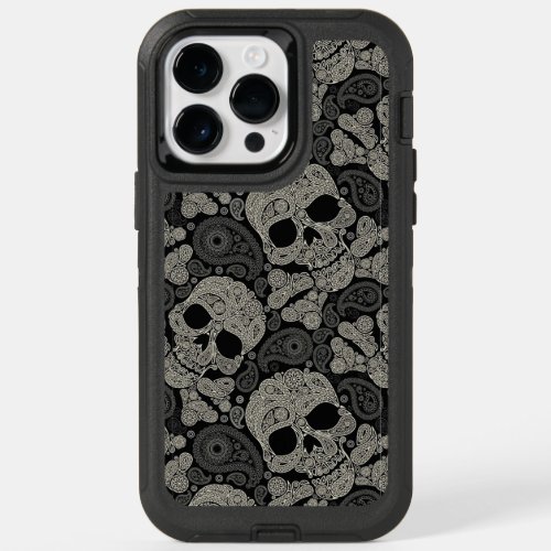 Sugar Skull Pattern Apple iPhone 14 Pro Max Case