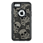 Sugar Skull Pattern OtterBox Defender Phone Case