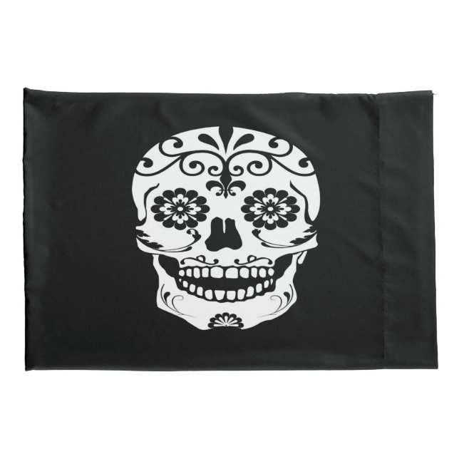 Sugar Skull Pillow Cases (Back-Right)