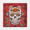 Sugar Skull Pink Red Roses Holidays Kitchen
