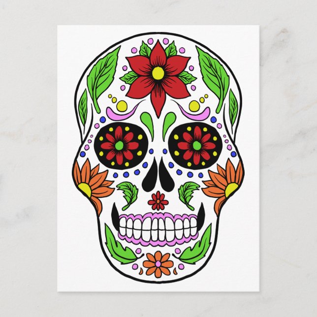 Sugar Skull postcard (Front)