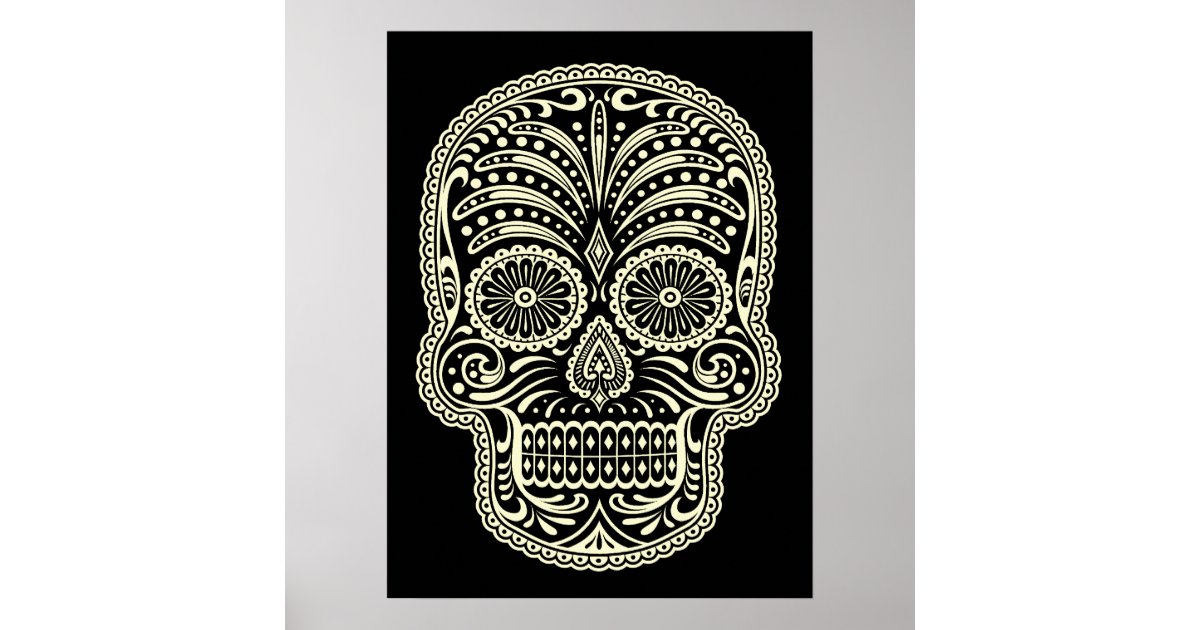 Sugar skull poster | Zazzle
