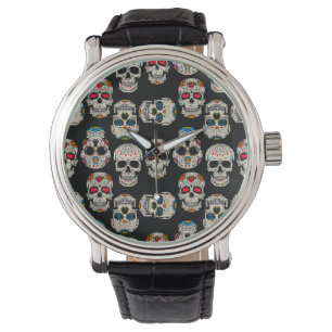 Sugar Skull Print  Watch