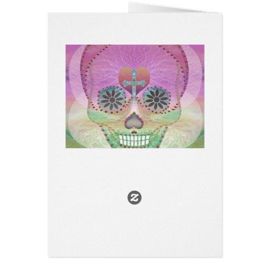 Sugar Skull Rainbow Heart Tree of Life Day of Dead (Back)