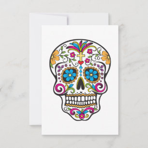 Sugar Skull RSVP Card
