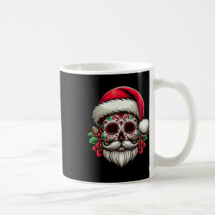 Sugar Skull Santa Mexico Calavera Xmas Dia De Los Coffee Mug